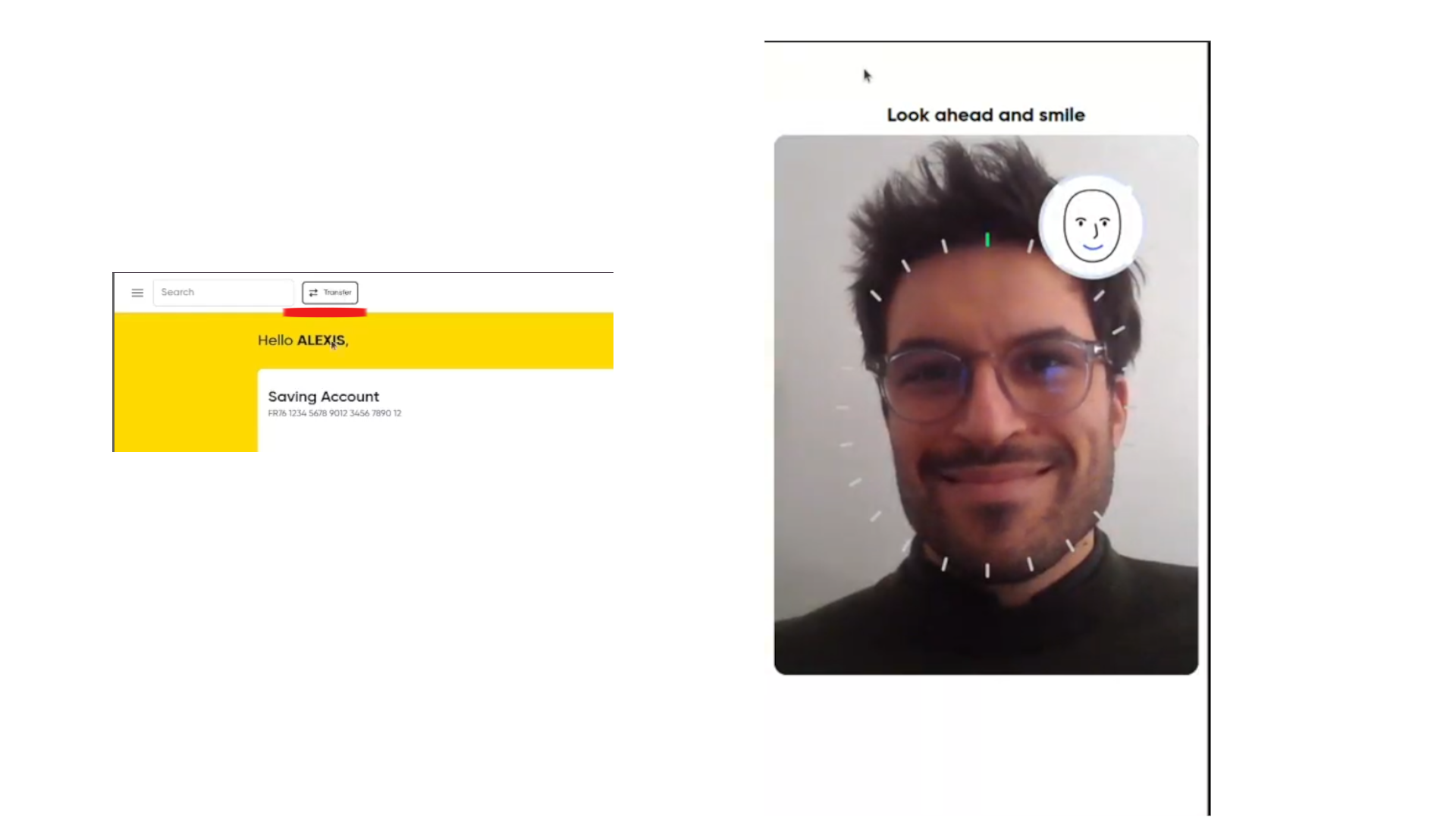 Smile authentication