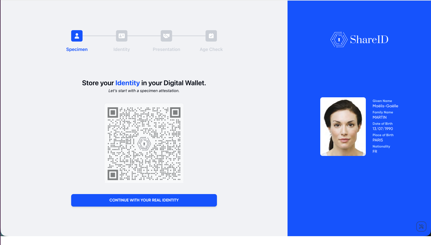 Smile authentication